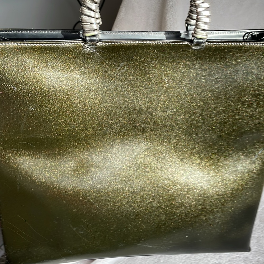 LOEWE 2way authentic with silver snake bone handle. Beautiful color. - Picture 2 of 16
